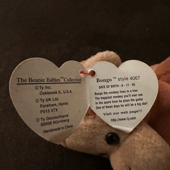 “BONGO” Beanie Original Baby - Picture 3 of 4